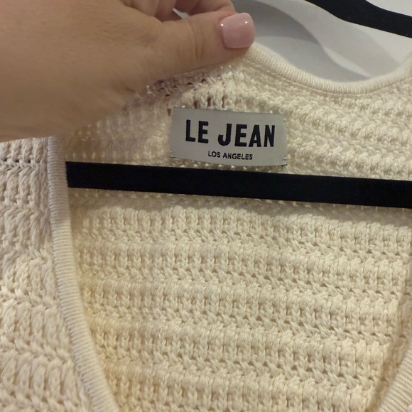 Le Jean Linen Crochet Dress - Picture 4 of 6